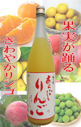 【送料別】梅の宿(うめのやど)　あらごしりんご酒　1.8L